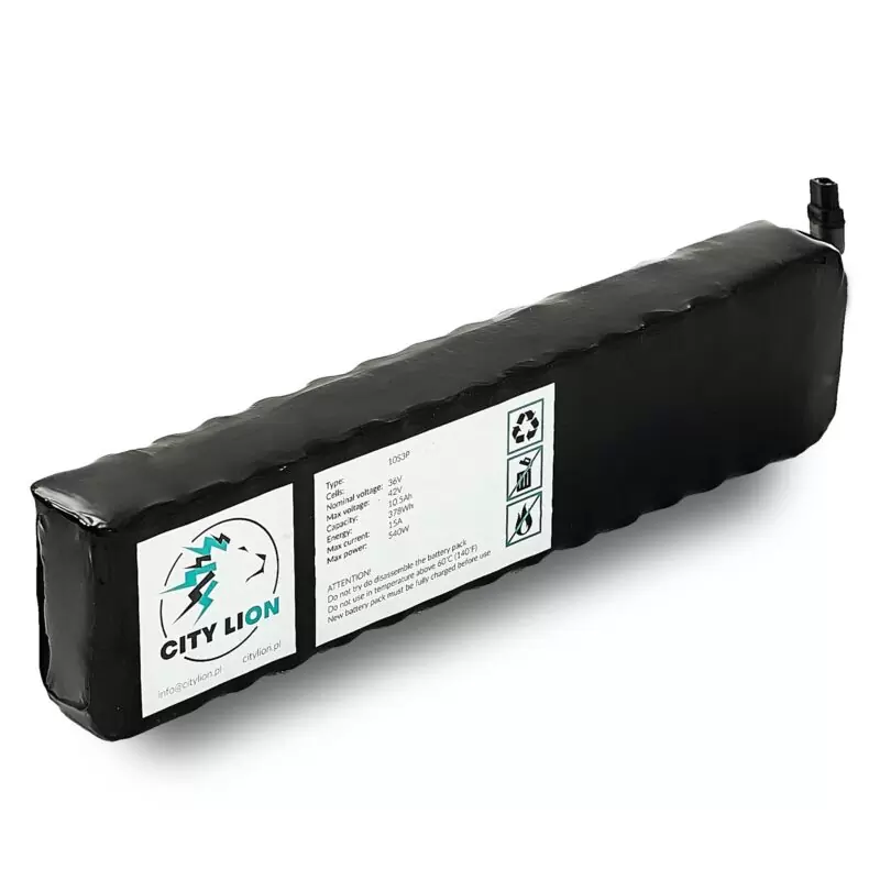 Internal electric scooter batteries