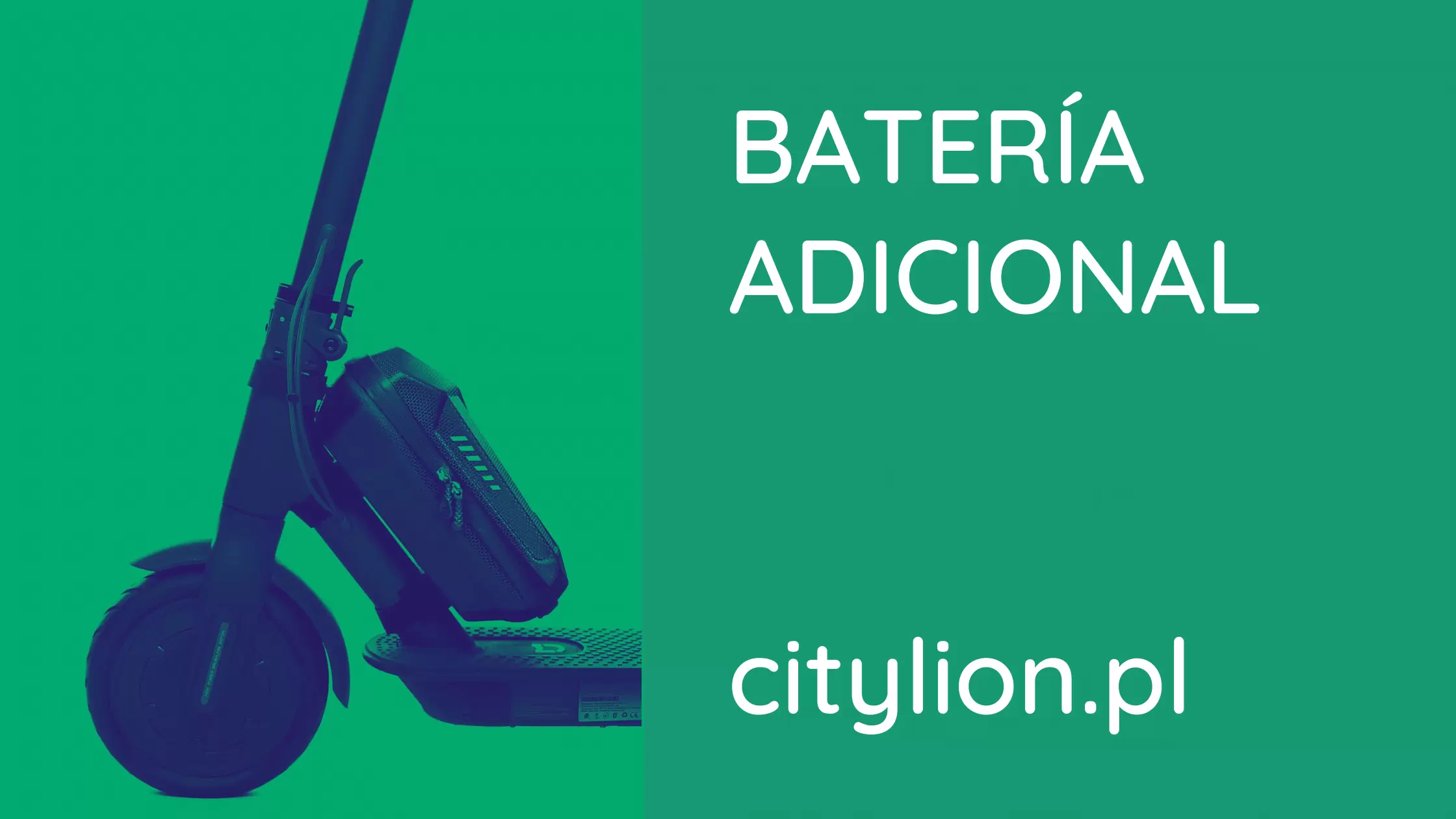 ¿Cómo funciona la batería adicional para scooters eléctricos?