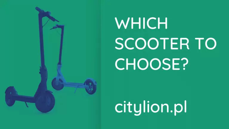 How to chose an e-scooter? Factors to consider before purchase