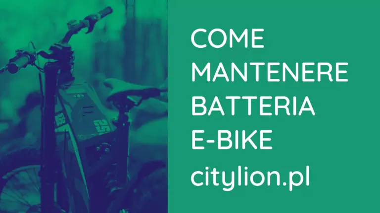 Come ci si prende cura delle batterie di una bicicletta elettrica?
