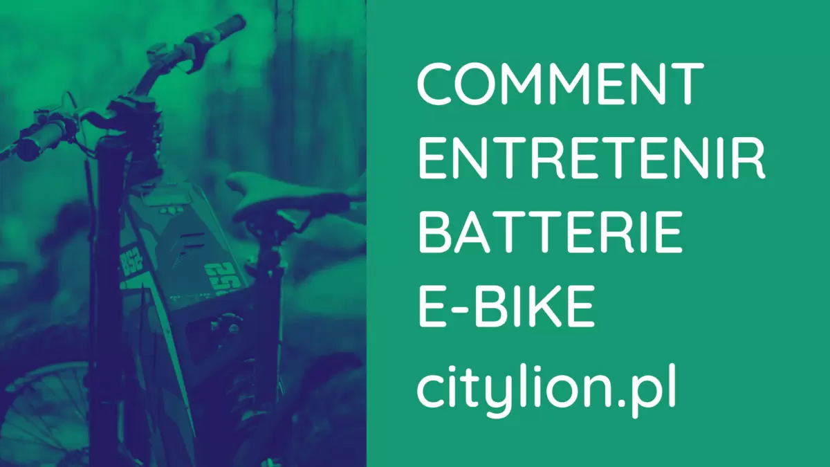 Comment entretenir les batteries d'un vélo électrique ?