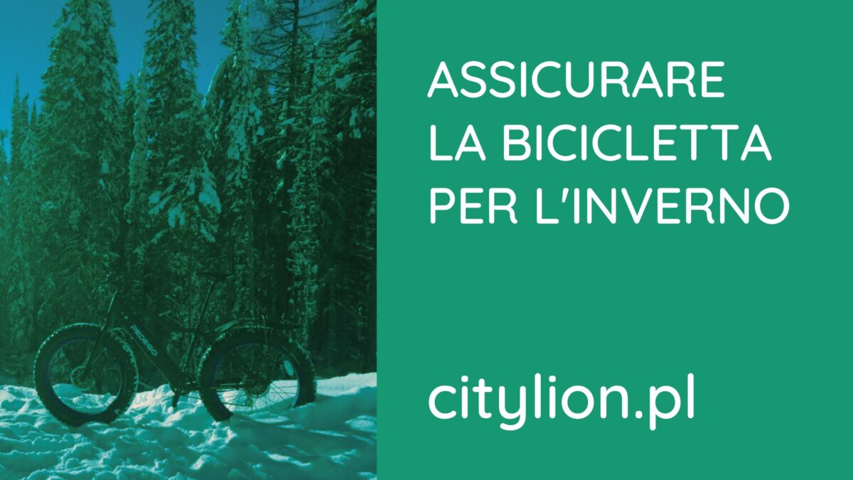 Assicurare la bicicletta per l'inverno