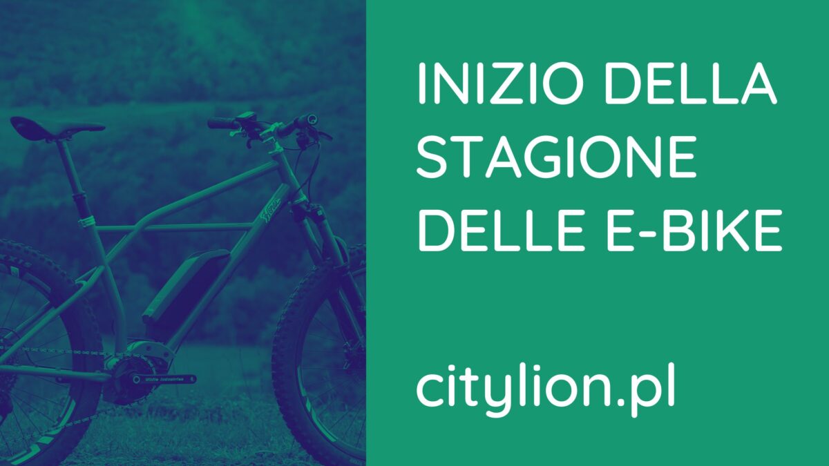 Inizio della stagione delle e-bike