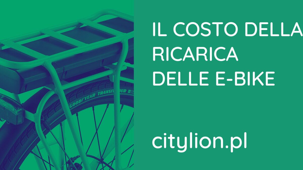 Come calcolare i costi di ricarica della batteria di una e-bike?