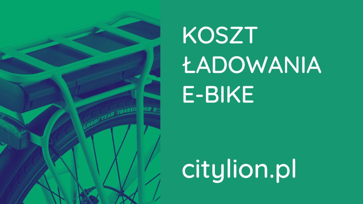 Ile kosztuje naładowanie baterii w rowerze elektrycznym?